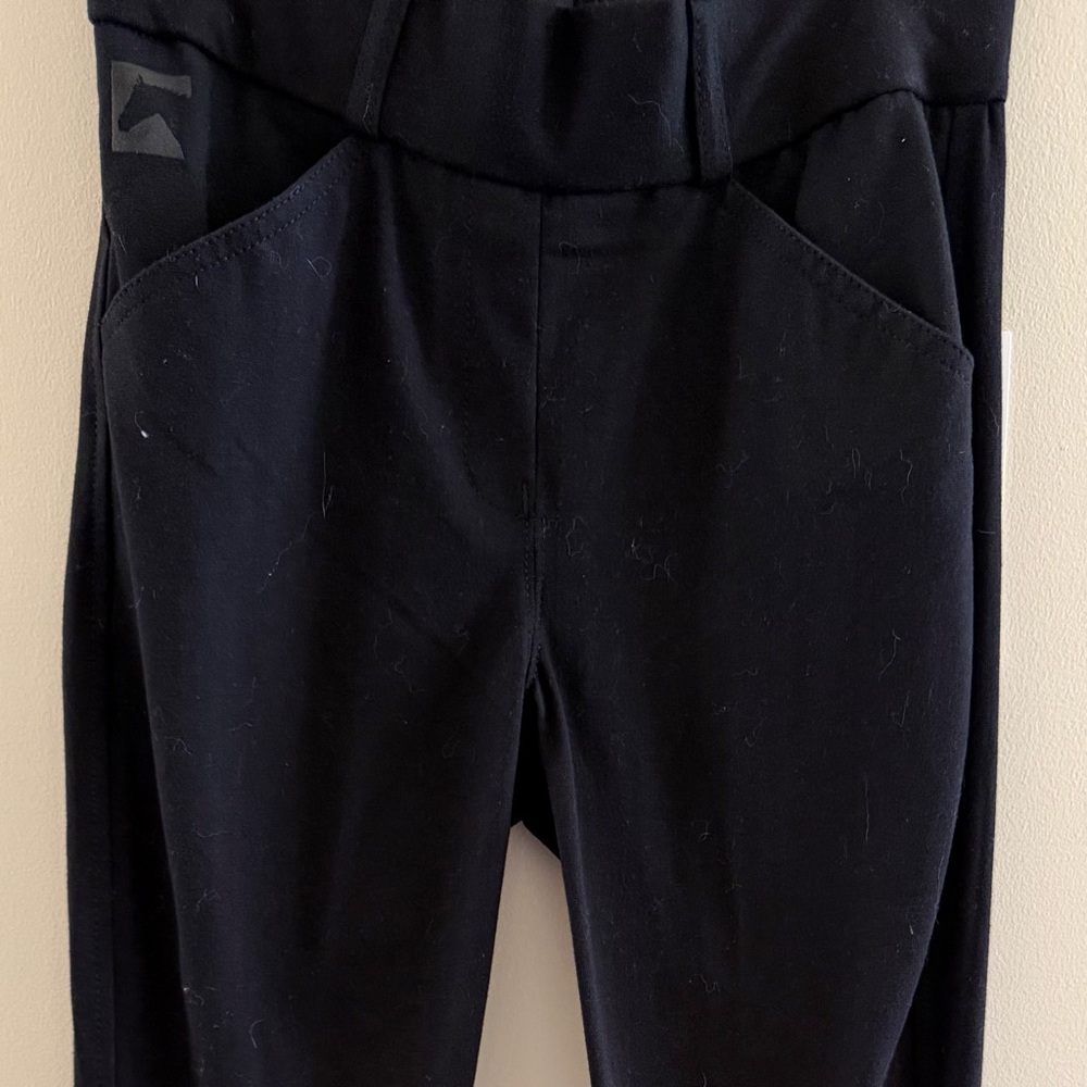 Riding Sport Kids Pull-On Knee Patch Jod – Size 12 – Black – New With Tags